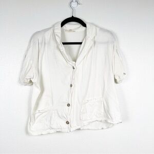 Madewell‎ Short Sleeve Button Up Shirt Sz XS